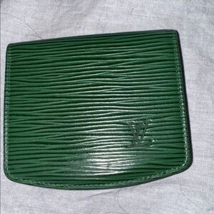 Louis Vuitton Forest Green Epi Leather Wallet